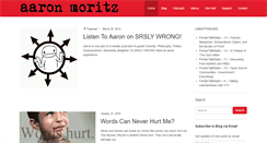 Desktop Screenshot of aaronmoritz.net